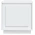 Mesitas de noche 2 uds madera contrachapada blanco 44x35x45