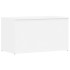 Baúl de almacenamiento madera contrachapada blanco 84x42x46