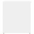 Baúl de almacenamiento madera contrachapada blanco 84x42x46