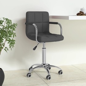 Silla de oficina giratoria tela gris