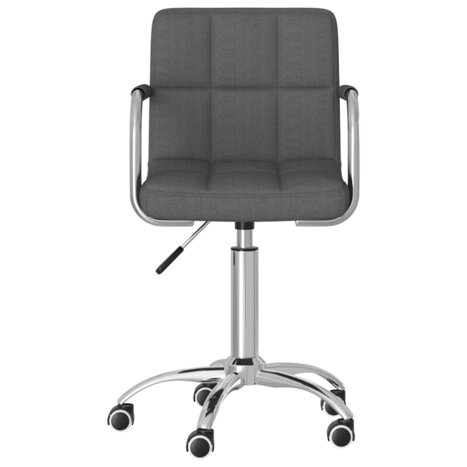 Silla de oficina giratoria tela gris