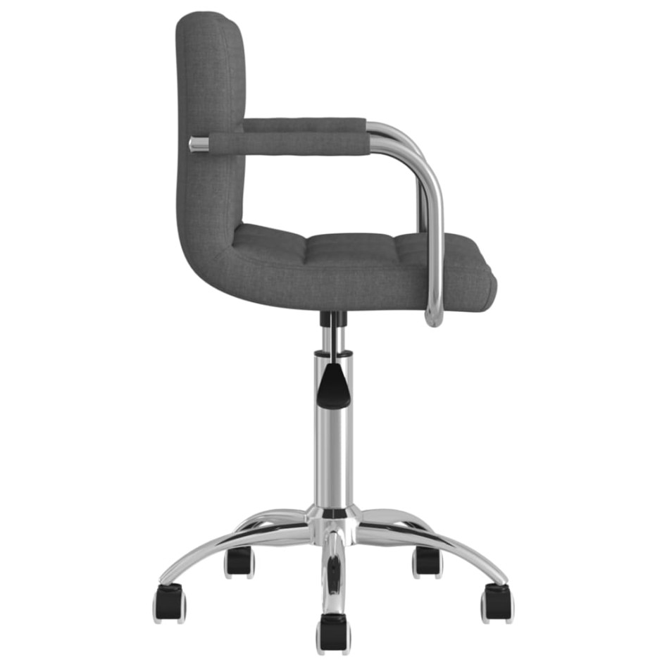 Silla de oficina giratoria tela gris