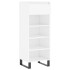 Mueble zapatero madera contrachapada blanco brillo 40x36x105