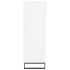 Mueble zapatero madera contrachapada blanco brillo 40x36x105