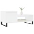 Mesa de centro madera contrachapada blanco 100x50x45