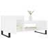 Mesa de centro madera contrachapada blanco 100x50x45