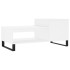 Mesa de centro madera contrachapada blanco 100x50x45