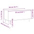 Mesa de centro madera contrachapada negro 90x44,5x45