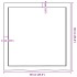 Encimera baño madera maciza tratada marrón claro 60x60x(2-4)