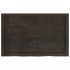 Encimera baño madera maciza tratada marrón oscuro