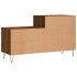 Mueble zapatero madera contrachapada roble marrón 102x36x60