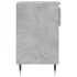 Mueble zapatero madera contrachapada gris hormigón 70x36x60