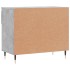 Mueble zapatero madera contrachapada gris hormigón 70x36x60