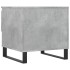 Mesas centro 2 uds madera ingeniería gris hormigón 50x46x50