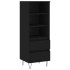 Aparador alto madera contrachapada negro 40x36x110