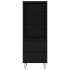 Aparador alto madera contrachapada negro 40x36x110