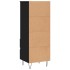 Aparador alto madera contrachapada negro 40x36x110