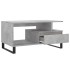 Mesa de centro madera contrachapada gris hormigón 90x49x45