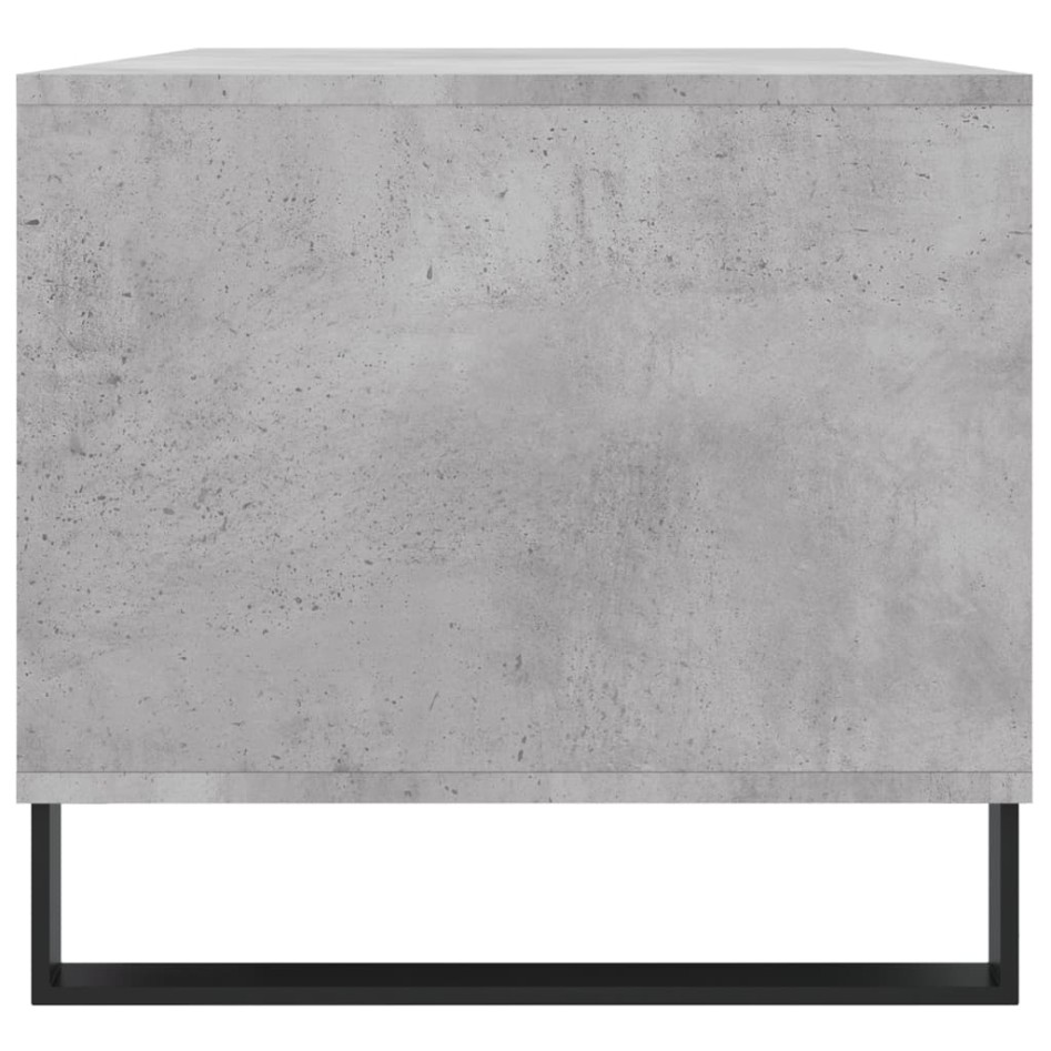 Mesa de centro madera contrachapada gris hormigón 90x49x45