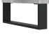 Mesa de centro madera contrachapada gris hormigón 90x49x45