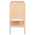 Jaula para hámster madera maciza abeto 55x40x80