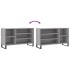 Mueble zapatero madera contrachapada gris Sonoma 102x36x60