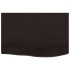 Encimera de baño madera tratada marrón oscuro 60x40x(2-4)