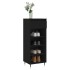 Mueble zapatero madera contrachapada negro 40x36x105