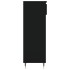 Mueble zapatero madera contrachapada negro 40x36x105