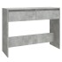 Mesa consola madera de ingeniería gris hormigón 100x35x76,5