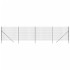 Cerca de alambre de acero galvanizado gris antracita 1,4x10