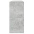 Mesa consola madera de ingeniería gris hormigón 100x35x76,5