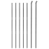 Cerca de alambre de acero galvanizado gris antracita 1,4x10