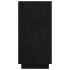Estantería de madera maciza de pino negra 80x35x71