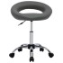 Silla de comedor giratoria de cuero sintética