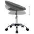 Silla de comedor giratoria de cuero sintética