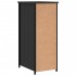 Mesitas de noche 2 uds madera de ingeniería negro 32x42x80