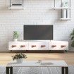 Mueble de TV madera de ingeniería blanco 150x36x30 cm