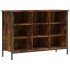 Zapatero madera de ingeniería roble ahumado 100x35x70