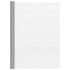 Malla mosquitera de acero inoxidable plateada 112x1000