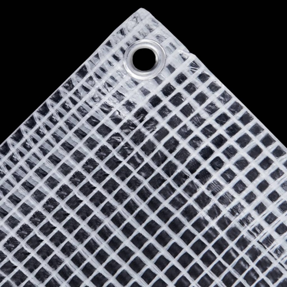 Lona de gasa de vuelta blanco 140 g/m² 6x8