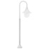 Farola de jardín de aluminio blanca E27 120