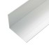 Moldura de ángulo de porche aluminio 5 unidades 170 cm