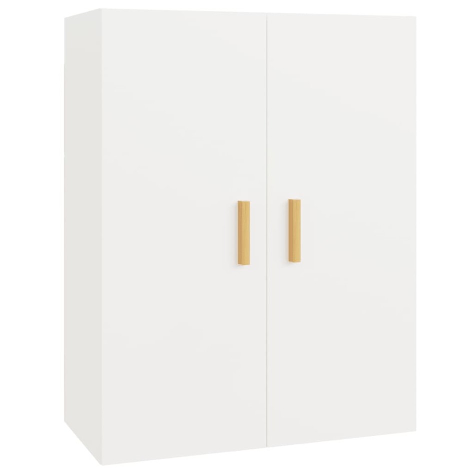 Armario de pared colgante blanco 69,5x34x90