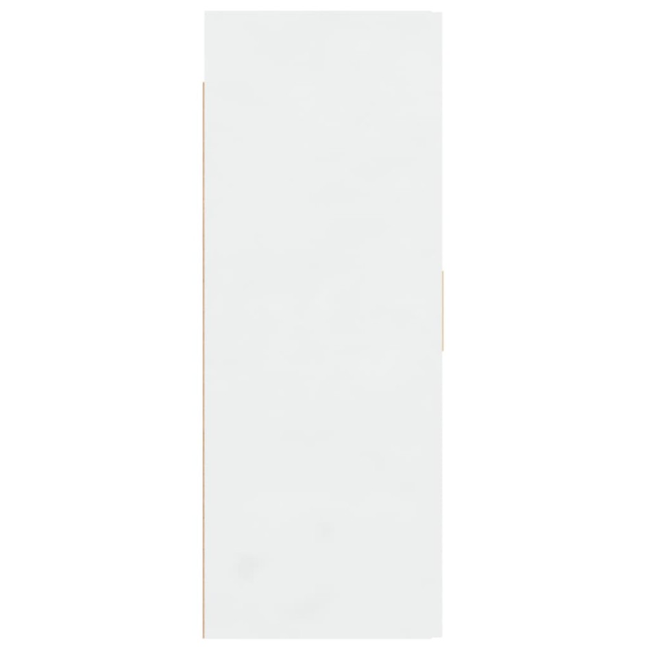 Armario de pared colgante blanco 69,5x34x90
