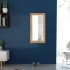Espejo de pared estilo barroco dorado 100x50