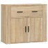 Aparador madera contrachapada color roble Sonoma 80x33x70