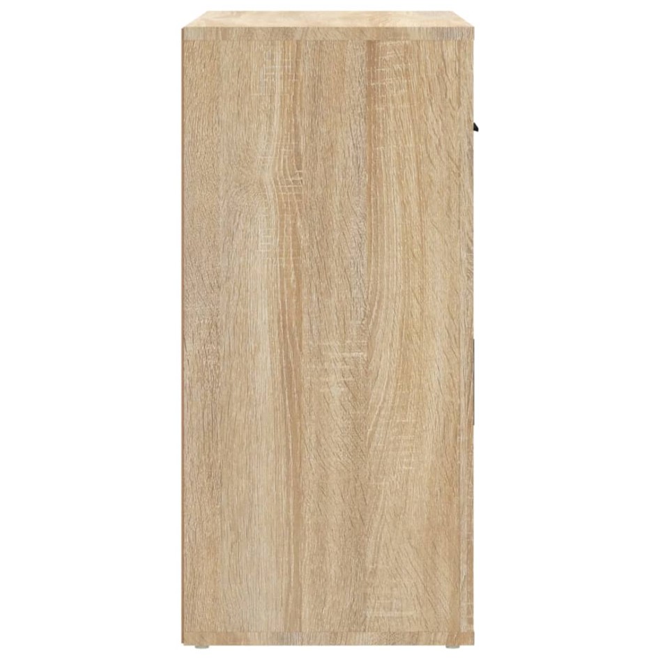 Aparador madera contrachapada color roble Sonoma 80x33x70