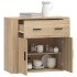 Aparador madera contrachapada color roble Sonoma 80x33x70