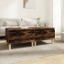 Mesas auxiliares 2 uds contrachapada roble ahumado 50x46x35